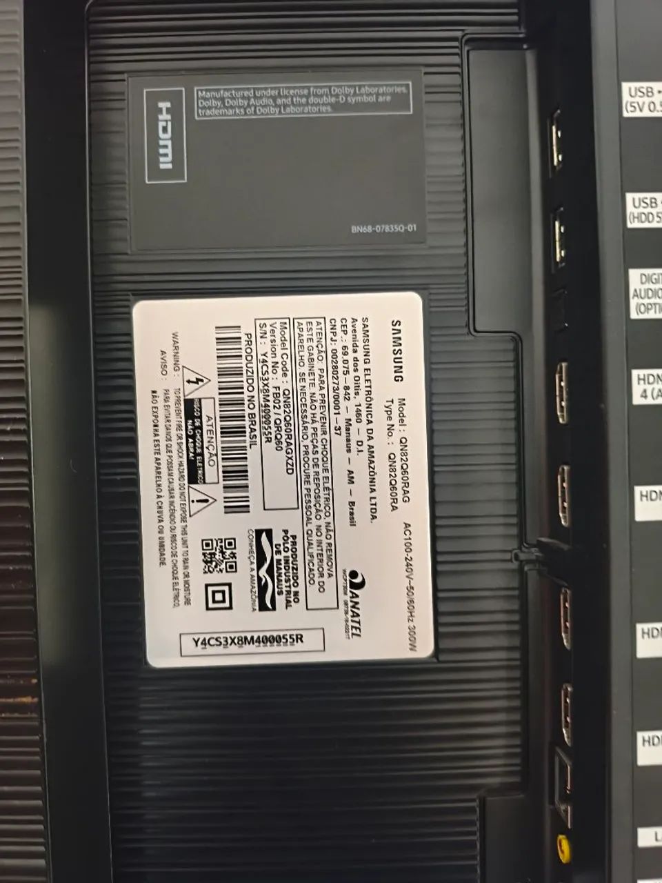 smart tv 82 polegadas 