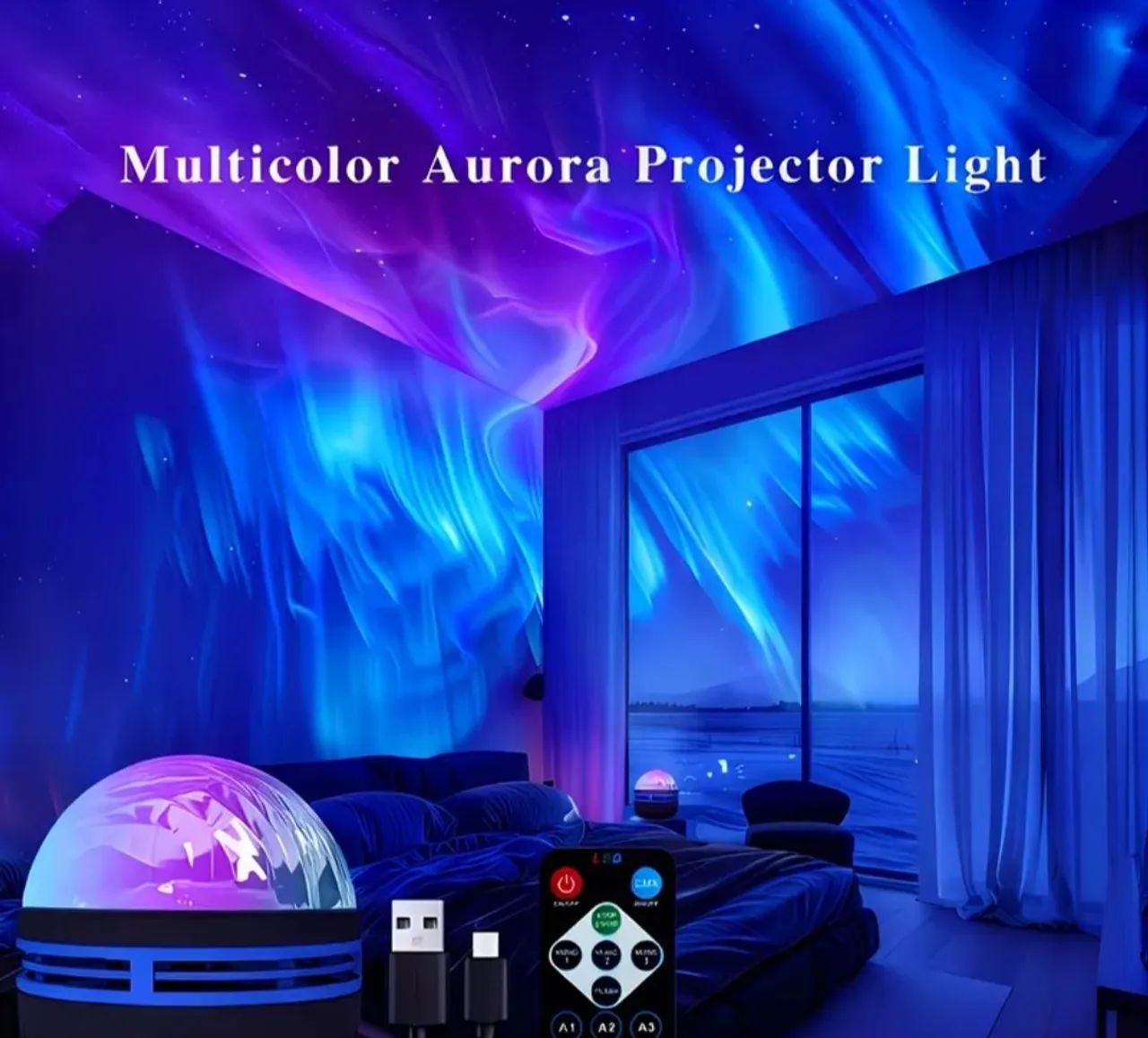 Luminária Led Colorida  - Foto 2