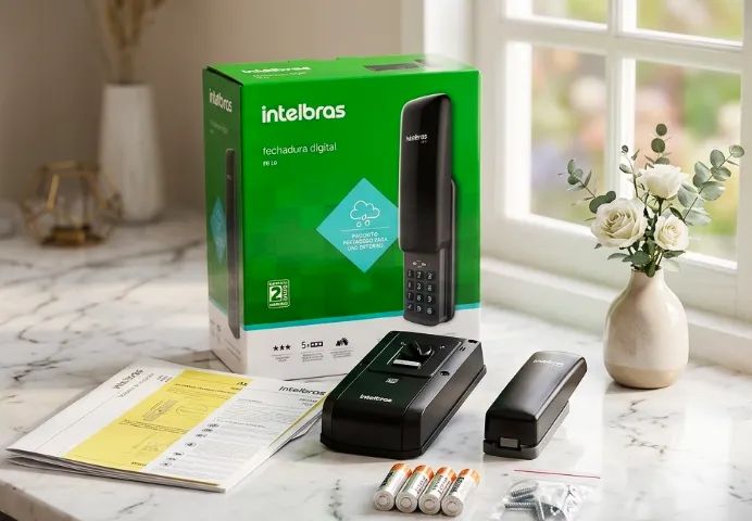 Fechadura Digital Intelbras FR 10 Nova, Completa e Prática - Foto 3