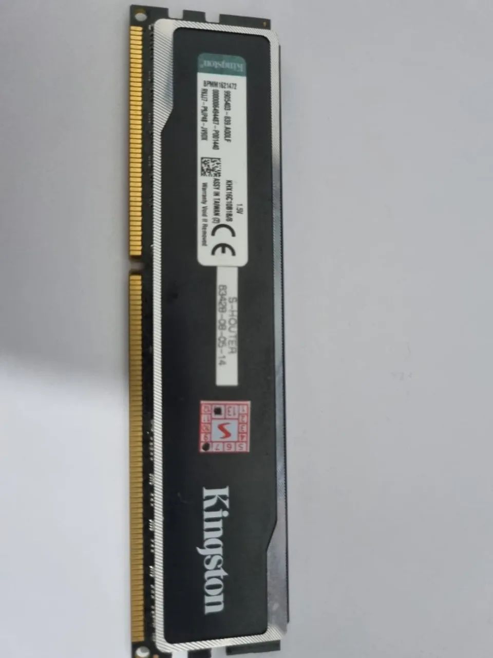 Memória RAM Kingston HyperX 8GB DDR3 1600MHz para Desktop