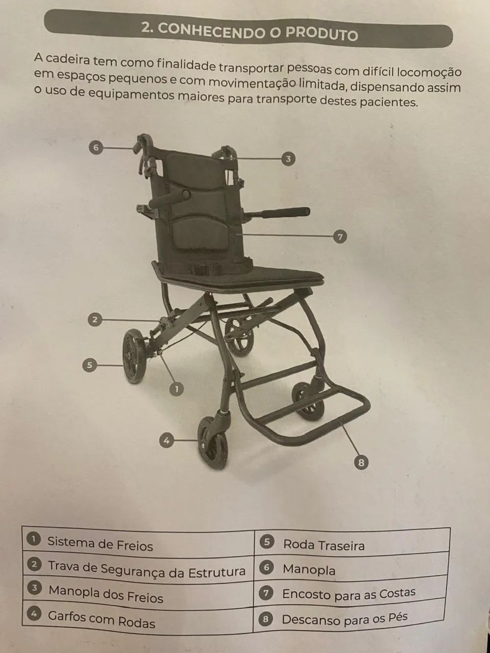 Cadeira de rodas (transporte) - Foto 2