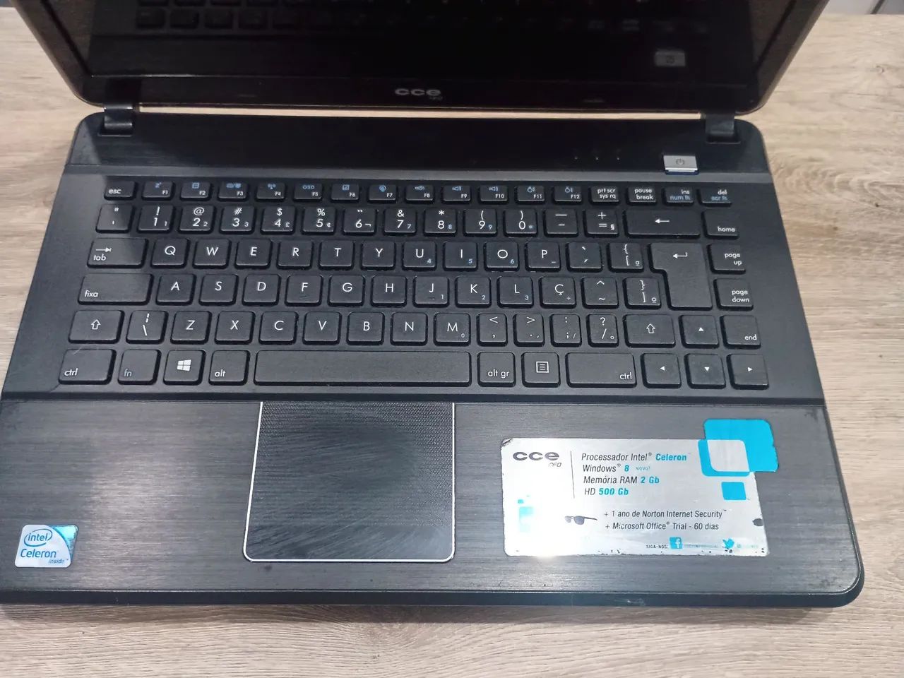 Notebook CCE info Win retirar peças  - Foto 2