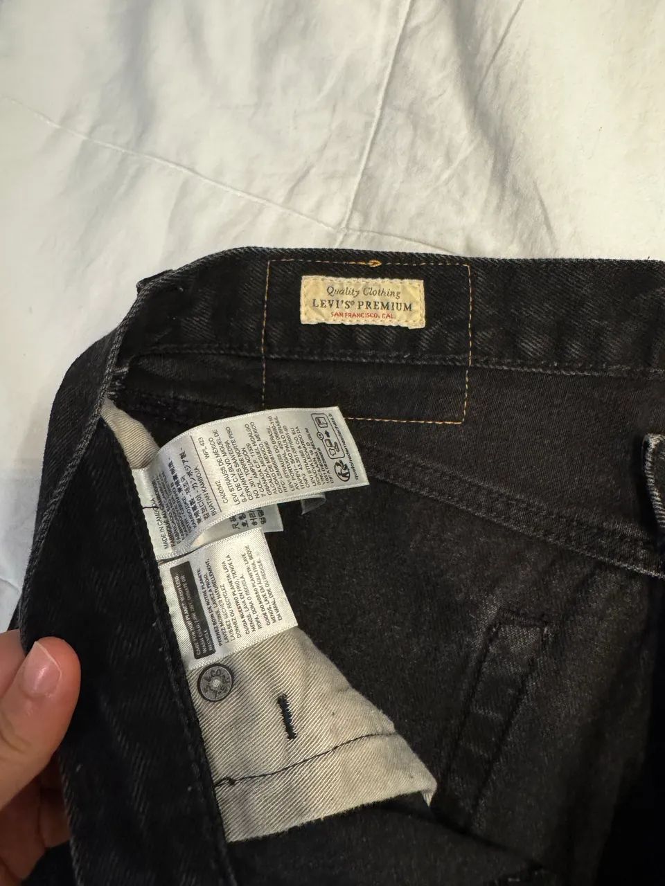 Calça Levis Preta 38/40 - Foto 4