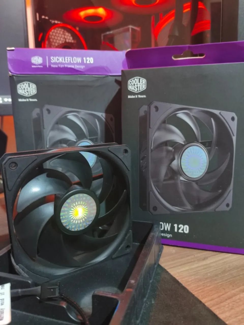 Ventoinhas / Fans Cooler Master SickleFlow 120mm - Foto 4