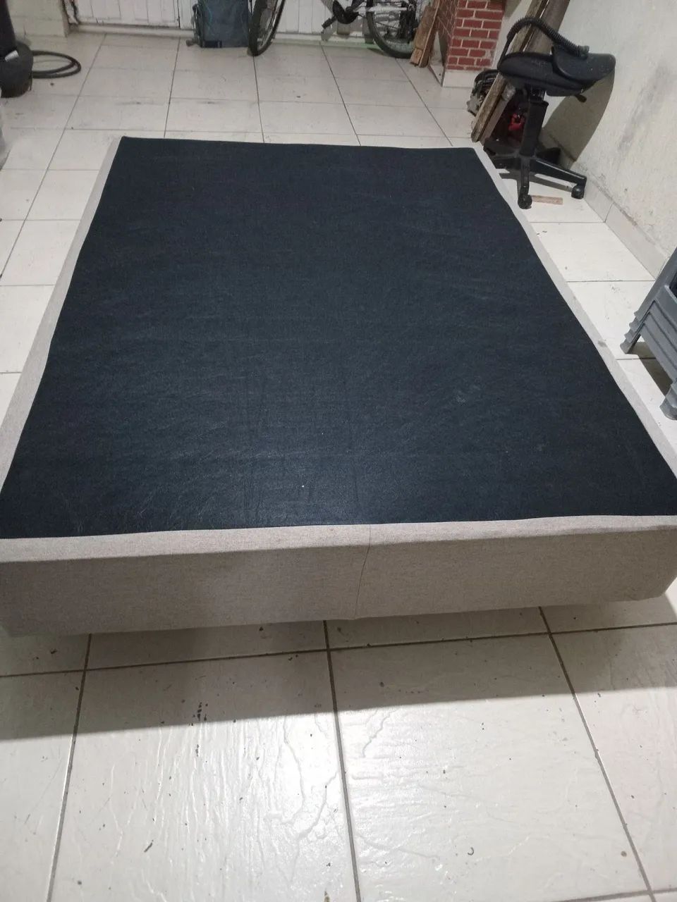 Cama box casal padrão 138x188 base reformada 