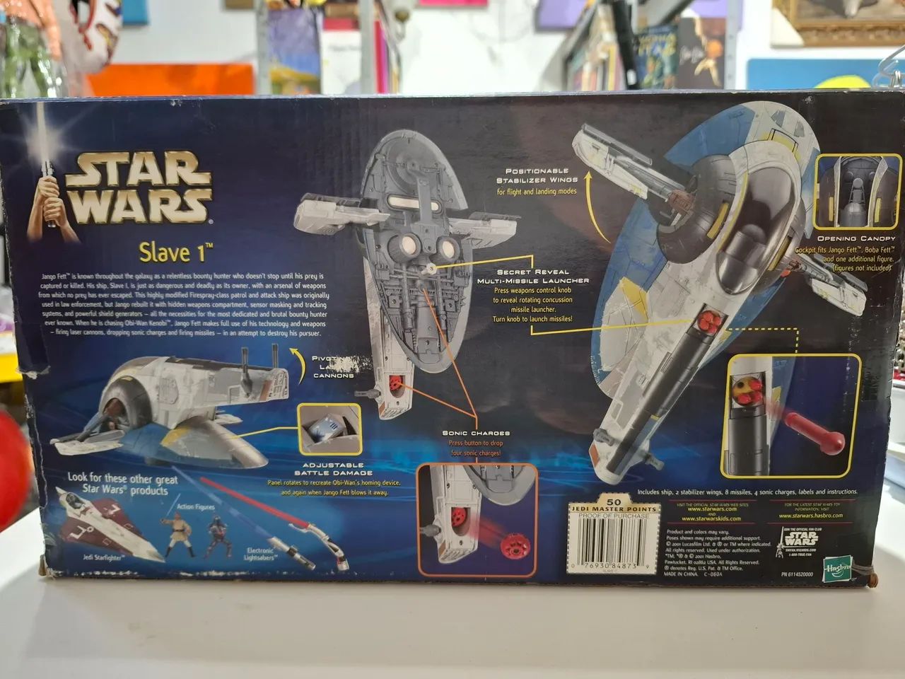 Nave Slave 1 da Série Star Wars Importada - Foto 3