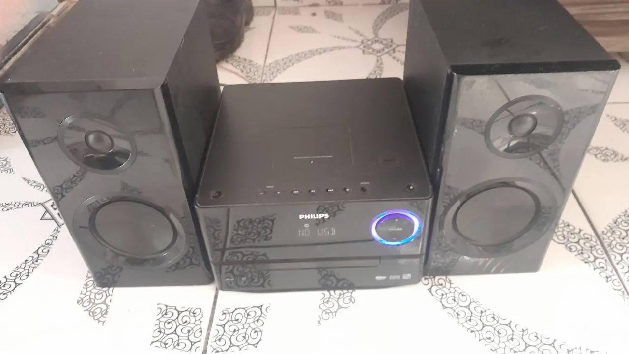Mini System Philips MCM3000 (Com defeito no CD) - Foto 2