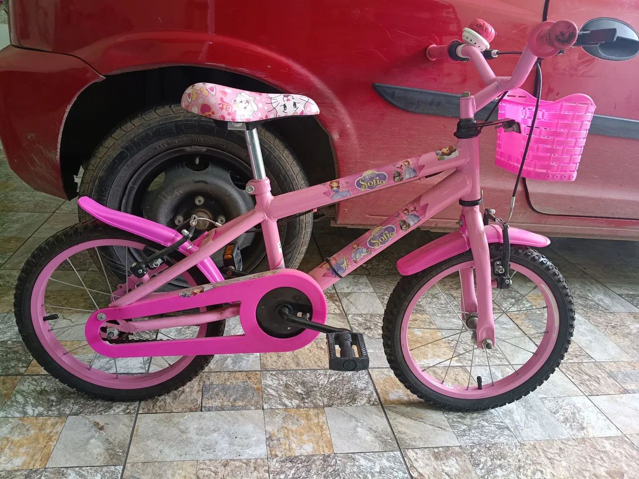 Bicicleta aro 16 rosa