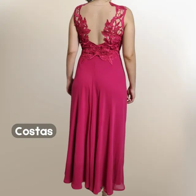 Vestido Longo Pink - Foto 2