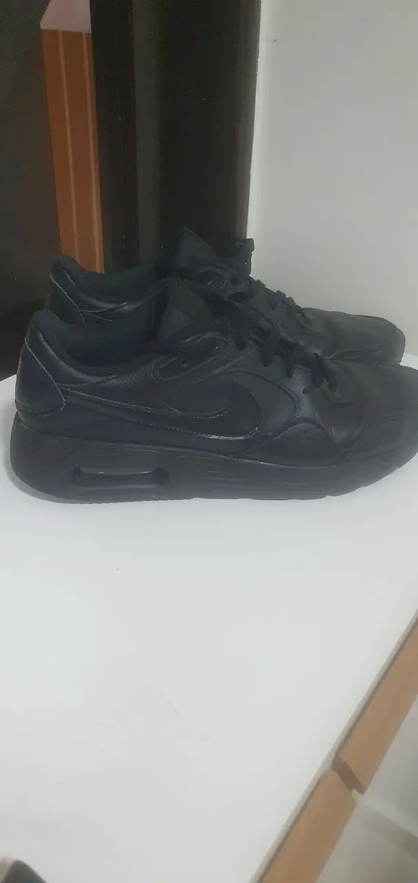 Tênis Nike Air Max SC Black  Couro 
