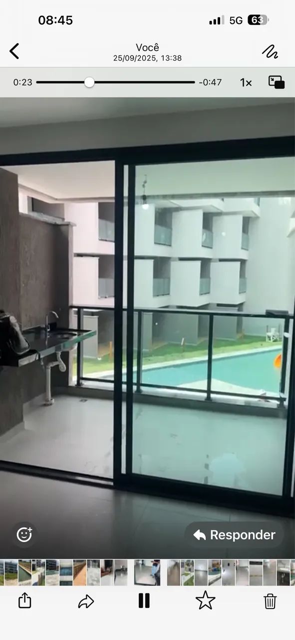 Porta de varanda nova