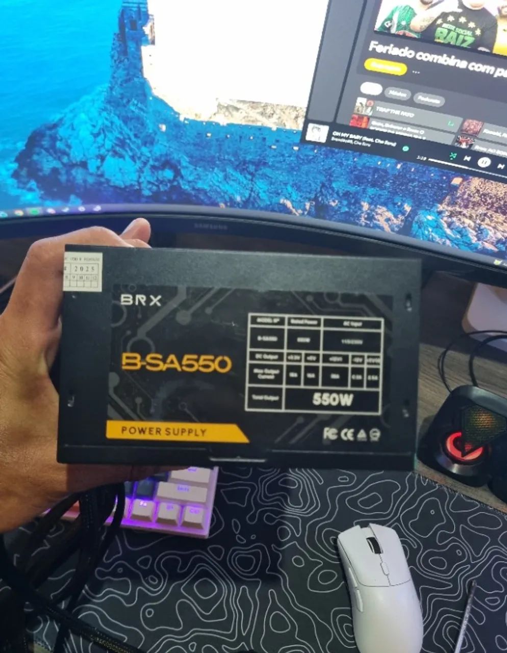 Fonte 550w para pc 