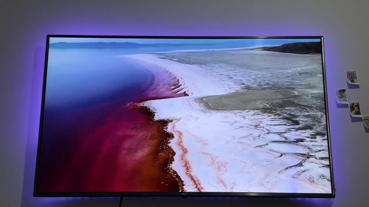 Smart TV LG 55 polegadas resolução HDR 4K - Foto 4