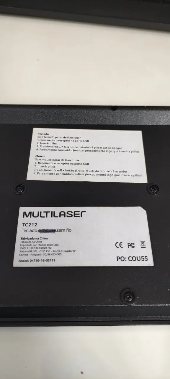 Teclado MULTILASER TC212 - sem fio USB - Foto 4