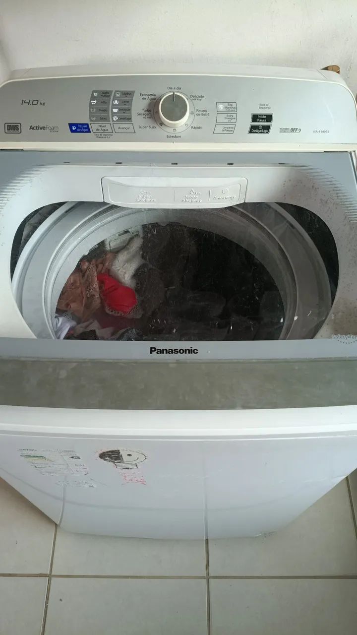 Máquina de lavar roupa Panasonic 14kg  com garantia  - Foto 2