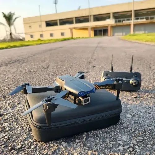 Drone Dobrável de Entrada Completo Com Câmera e Hélices Reservas  - Foto 4