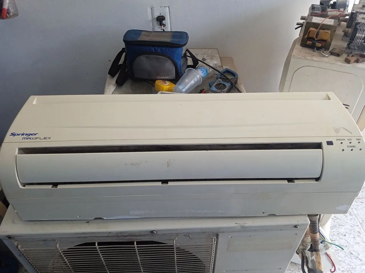 Ar condicionado split de 7.500btus funcionando perfeitamente 