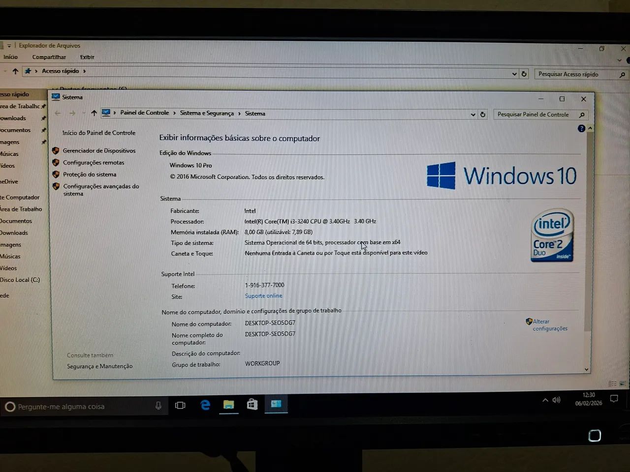 Vendo PC completo + mesa, cadeira e fonte. - Foto 3