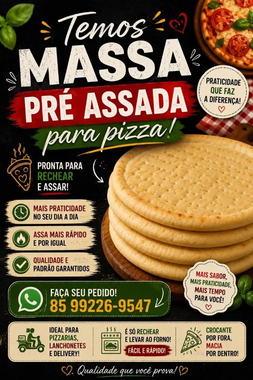 Massa pra pizza 