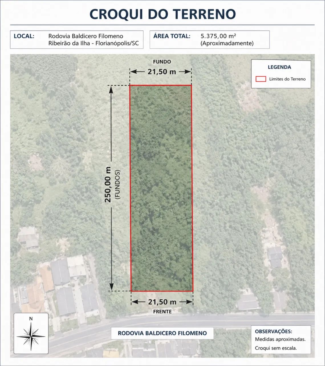 Lote Ribeirão da ilha 5.000,00 m