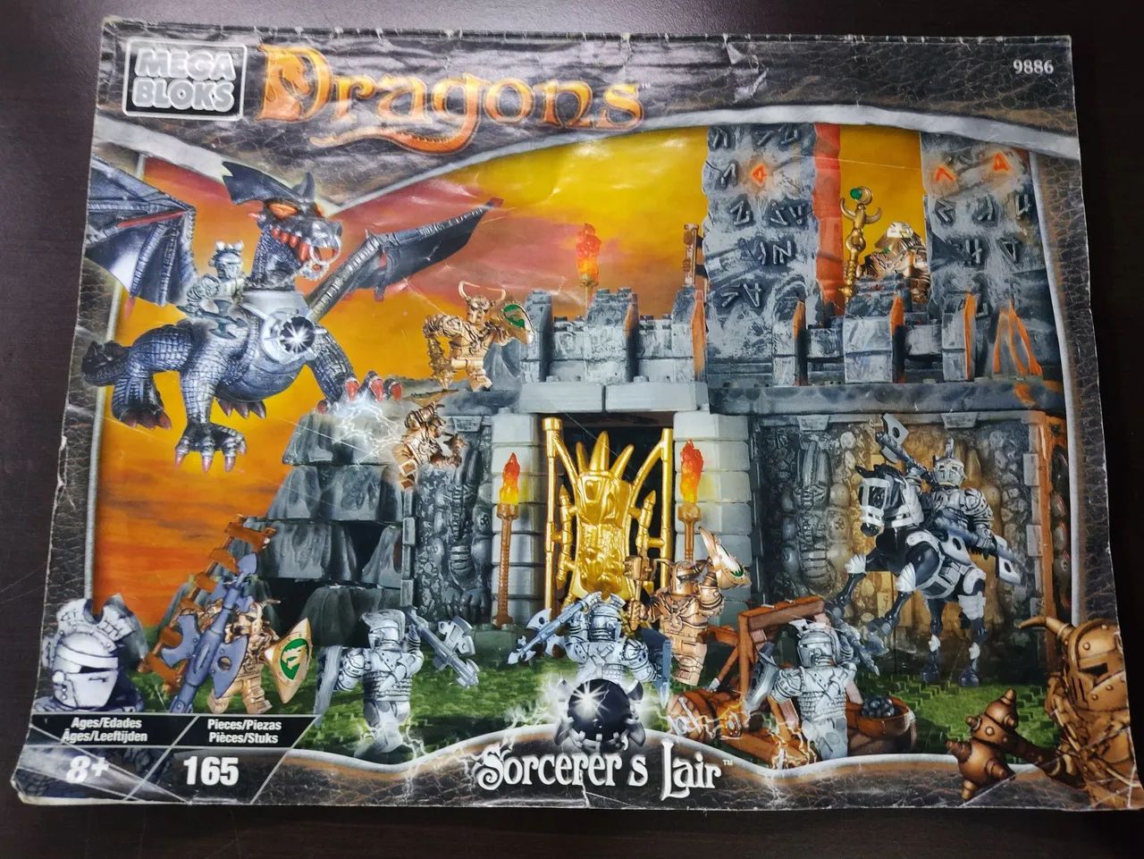 Manual Dragons Mega Bloks 9886