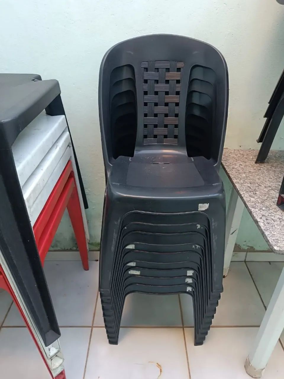 Jogo de Mesa com Cadeiras Plástico  - Foto 2