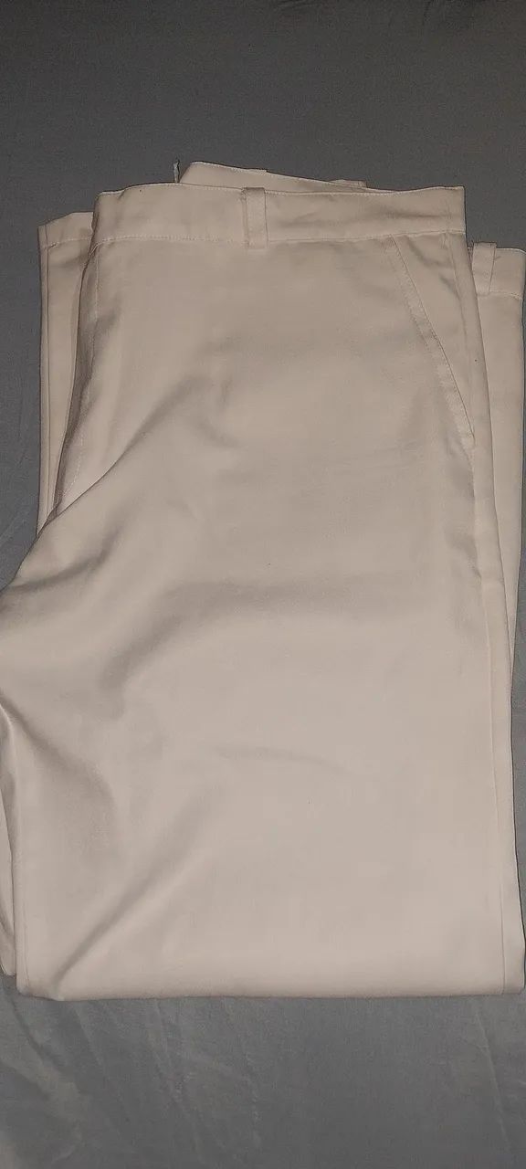 Terno branco veste 48/50 - Foto 2