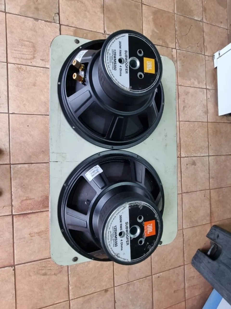Caixas par 12" Jbl 350 rms e cornetas D250x Boosteer muita boas de som - Foto 2