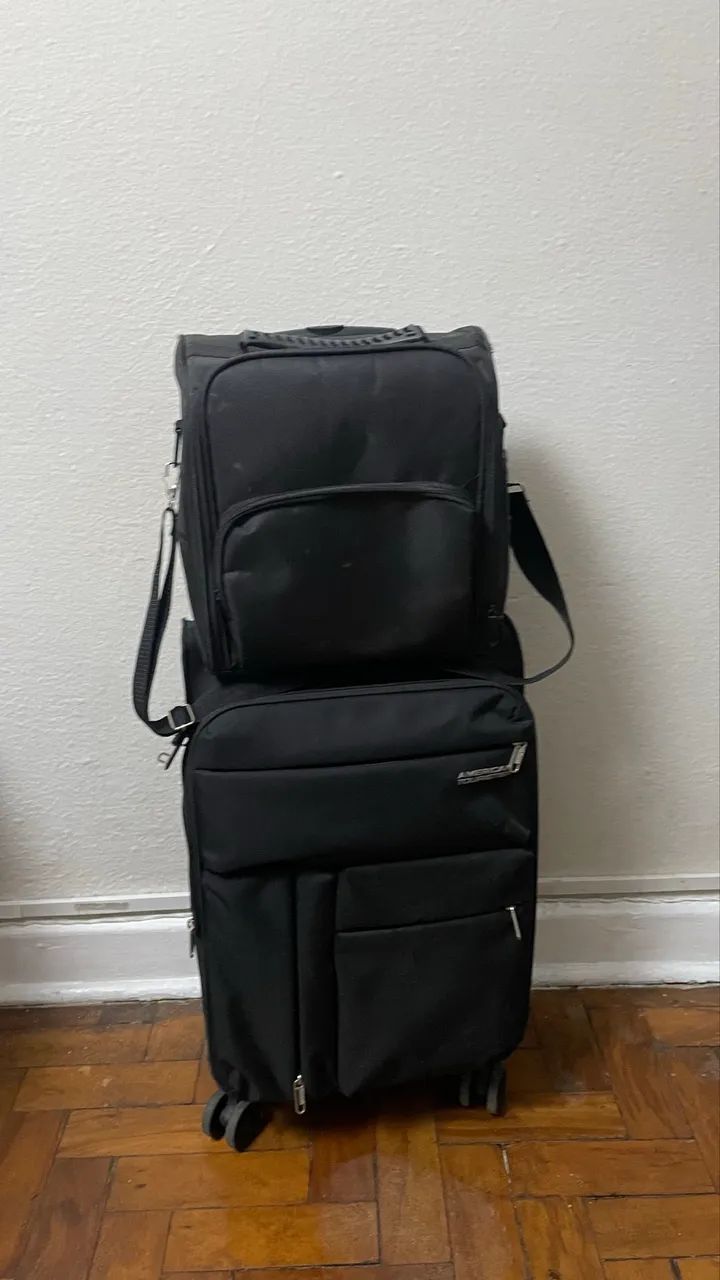 mala  samsonite para voo + frasqueira 