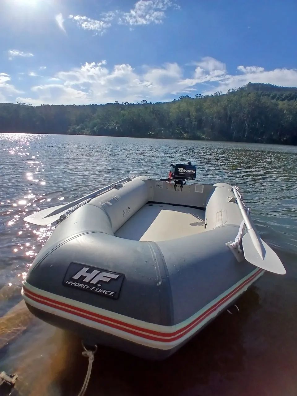 BOTE INFLÁVEL HYDRO FORCE COM MOTOR