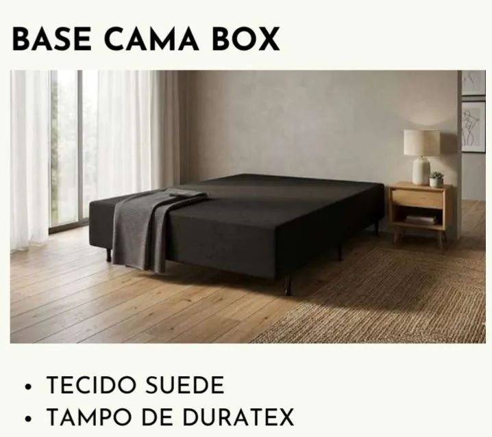 Base Cama Box Solteiro e Casal (leia a descrição)