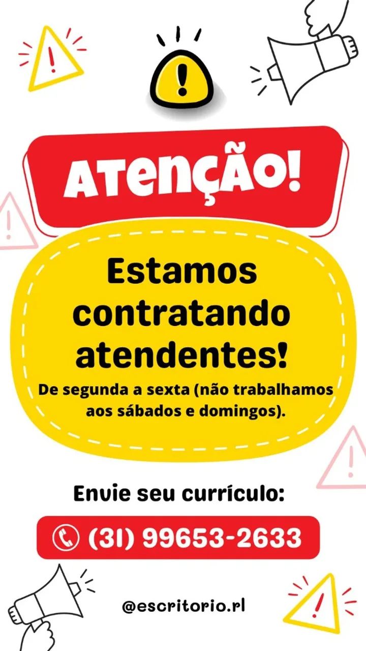 Atendente Lanchonete e Restaurante