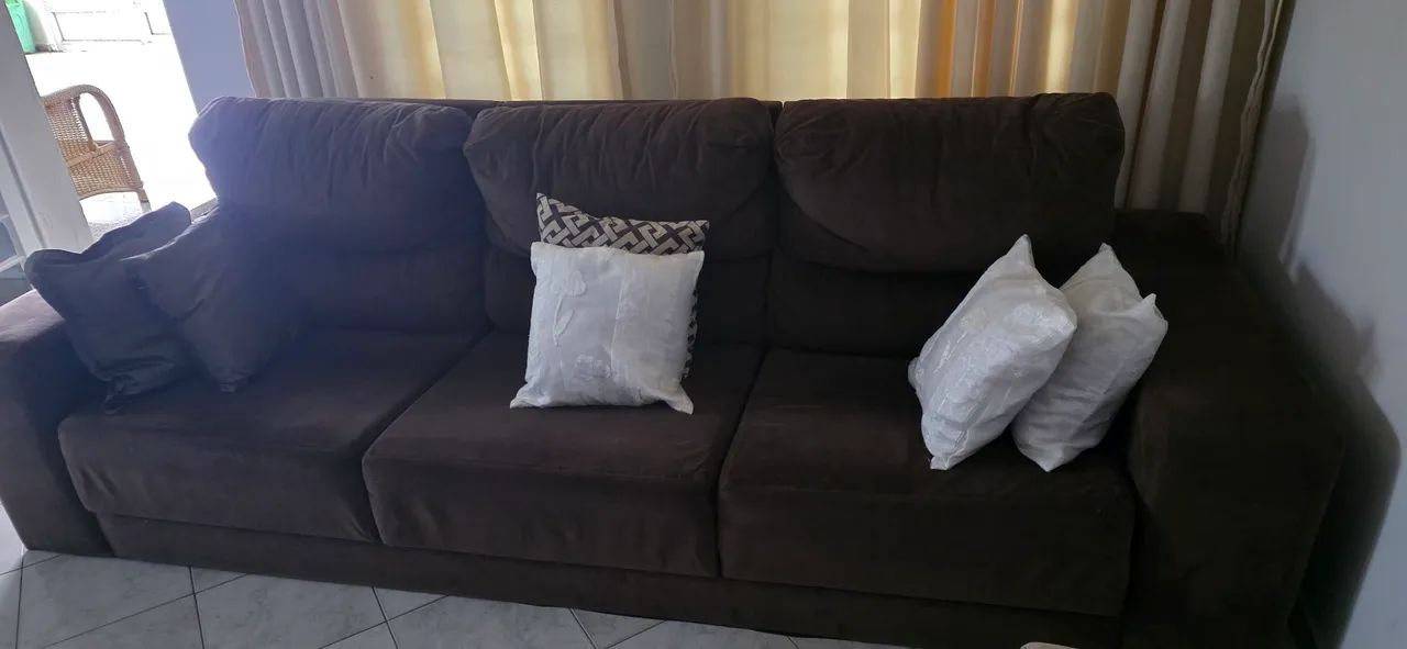 Sofá retrátil 3 lugares  - Foto 2