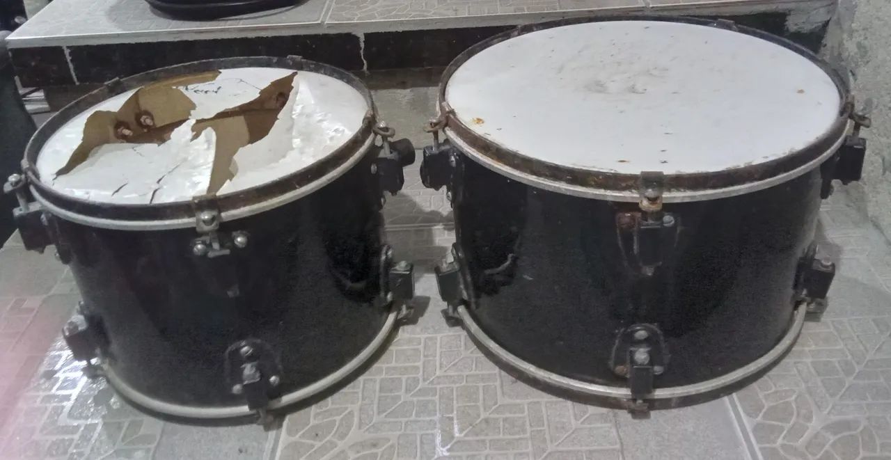 Tambor de bateria, (tom 1 tom 2) - Foto 3