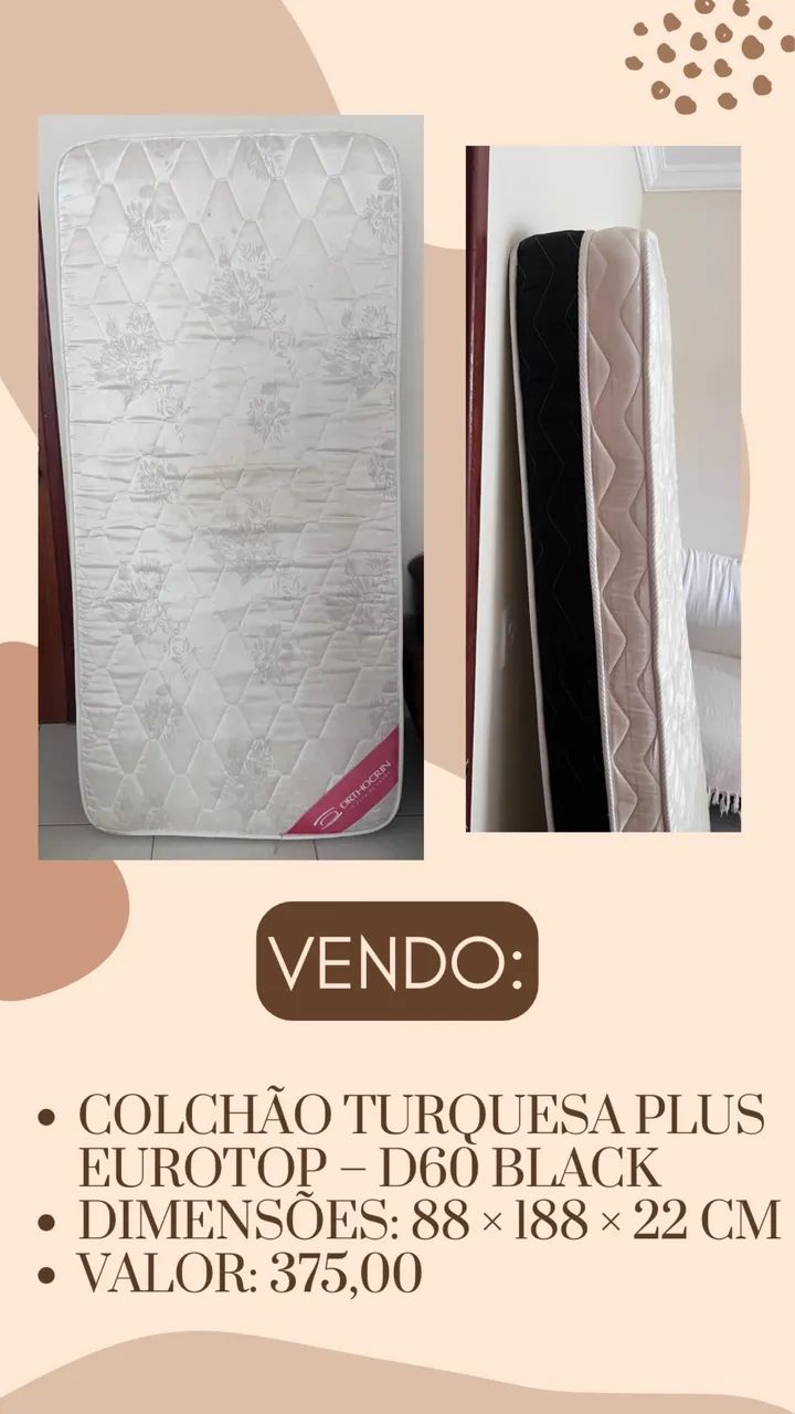 VENDO: COLCHÃO ORTOPÉDICO 