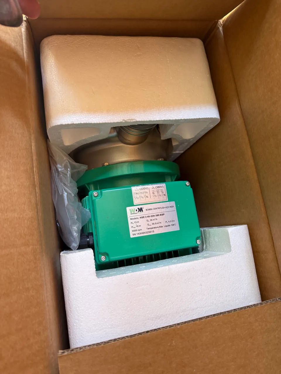 Bomba Centrífuga 4,0cv De Alta Vazão - Foto 2