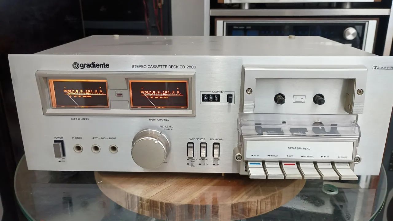 Tapedeck gradiente CD 2800 impecável 