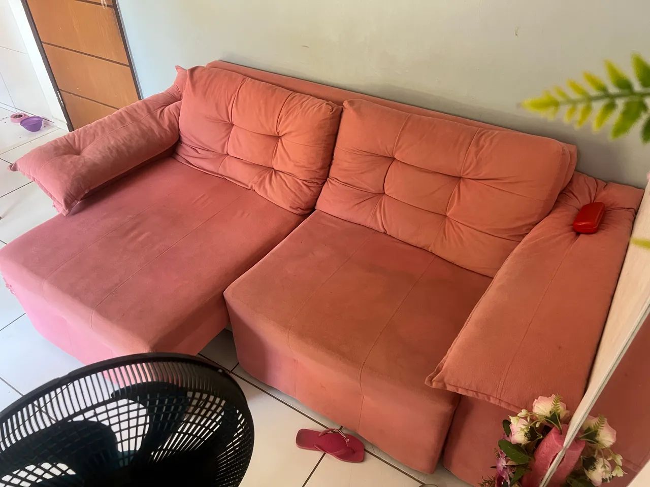 Sofá cama rosa - Foto 5