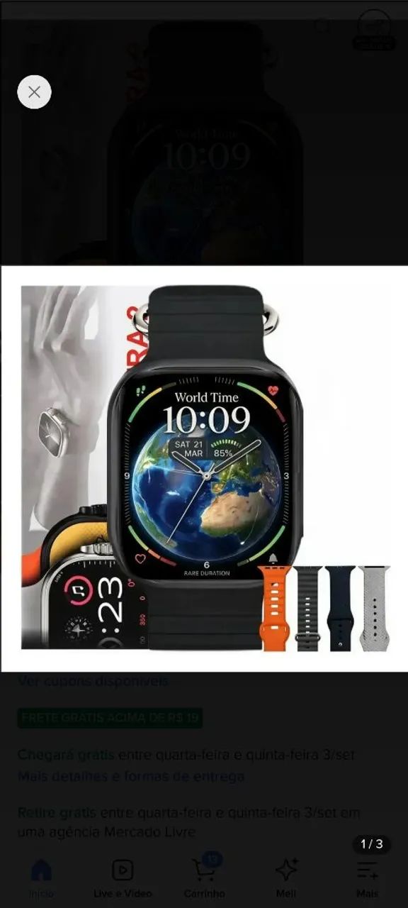 Vendo smartwatch N11 ultra - Foto 2