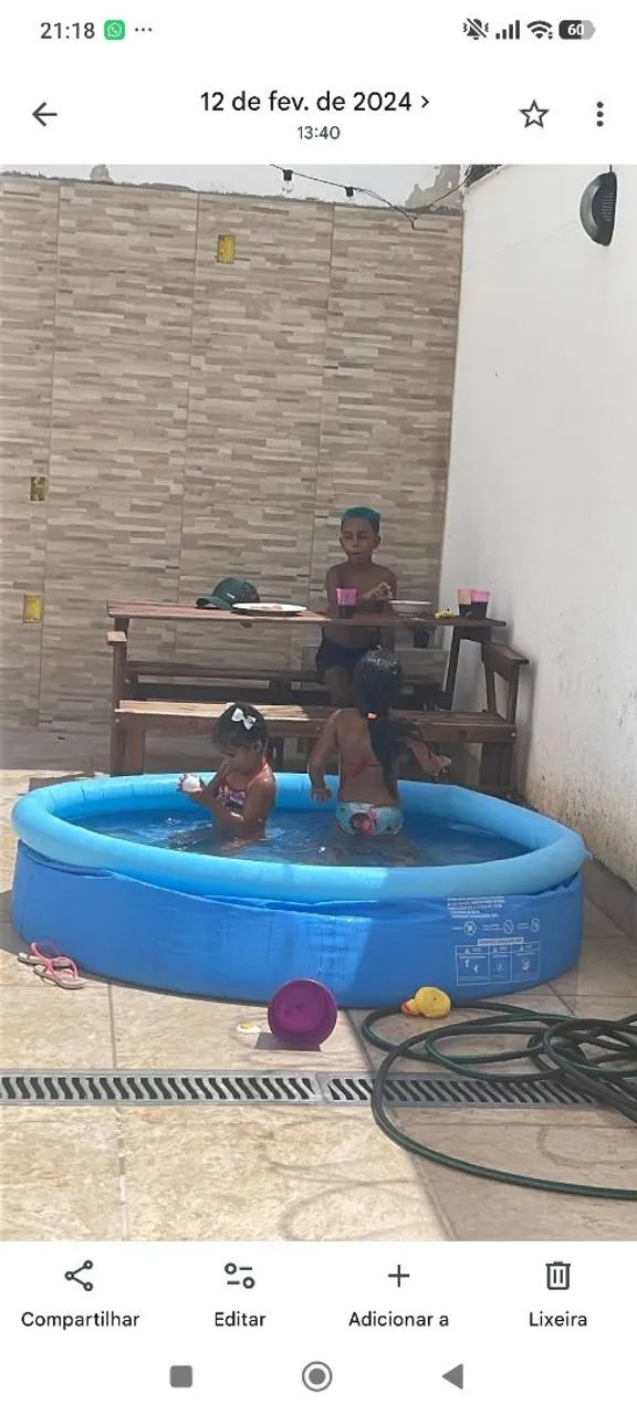 Piscina inflável 
