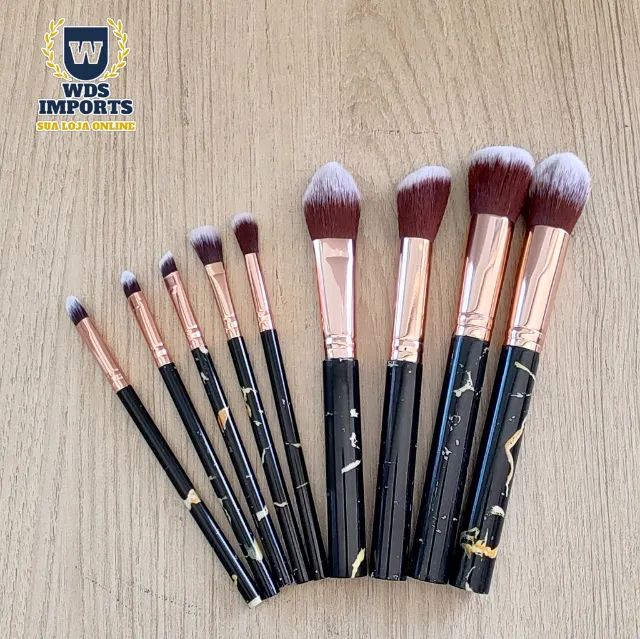 Pincel para Maquiagem Kit com 9 peças - Foto 5
