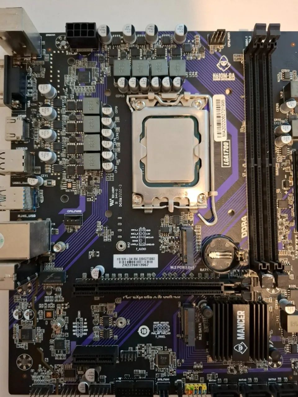 Placa-Mãe Mancer H610M-DA LGA 1700 DDR4 - Foto 3