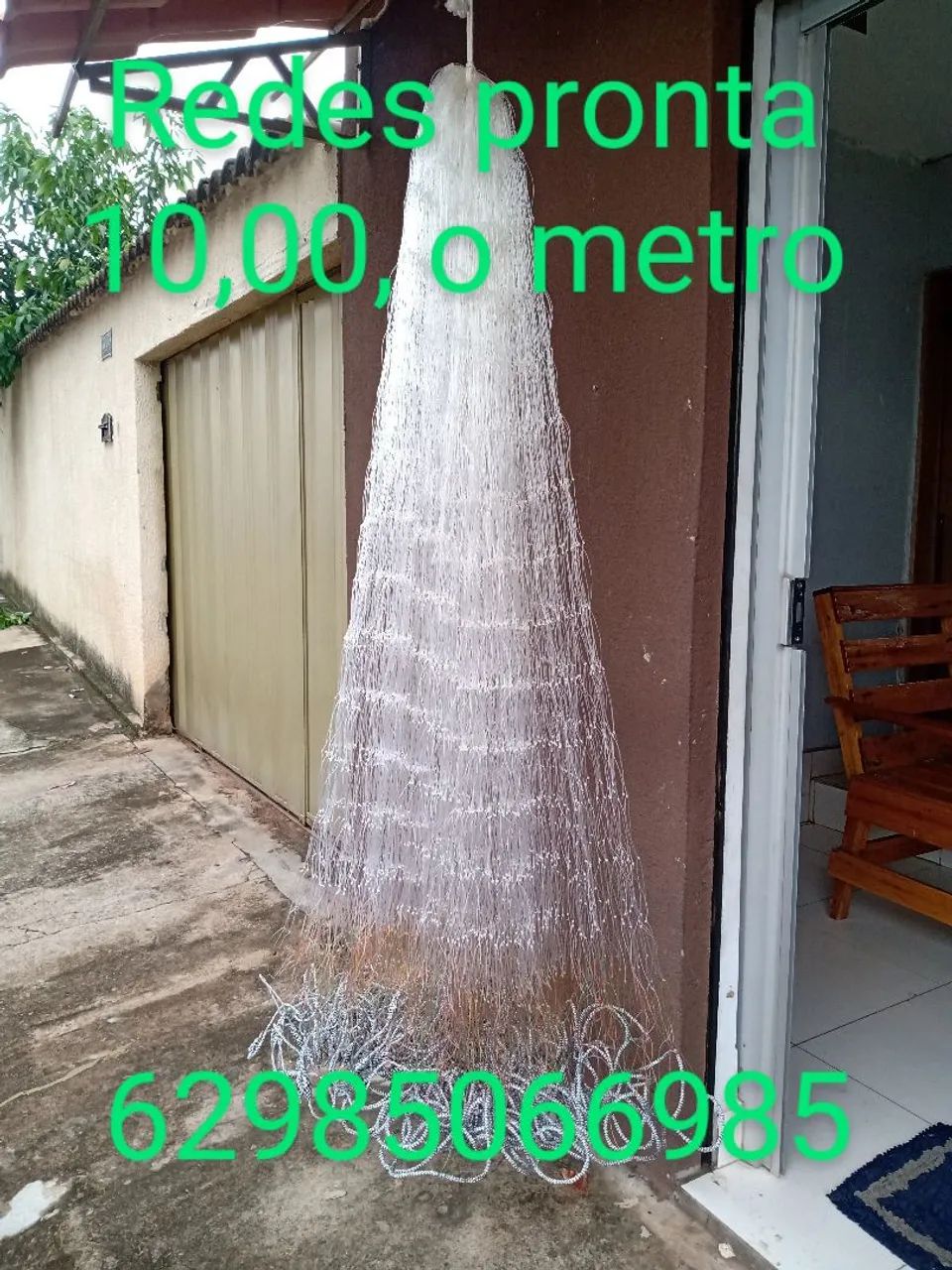 Malhadeira para pesca 10,00 o metro  - Foto 4