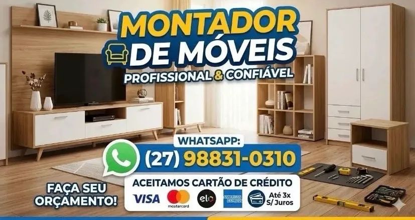 Montador de móveis profissional 