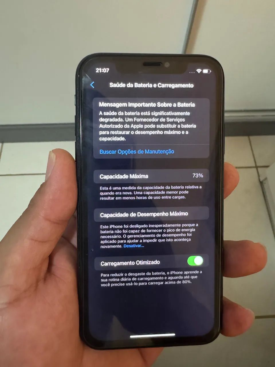 ? iPhone X 128 GB Preto - Funcionando Perfeitamente - Foto 4