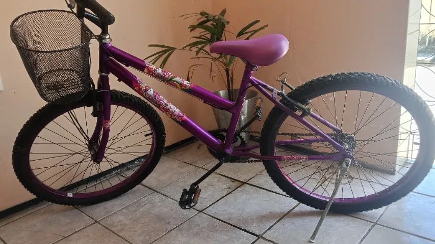 Bicicleta aro 26 feminina (Infanto juvenil).
