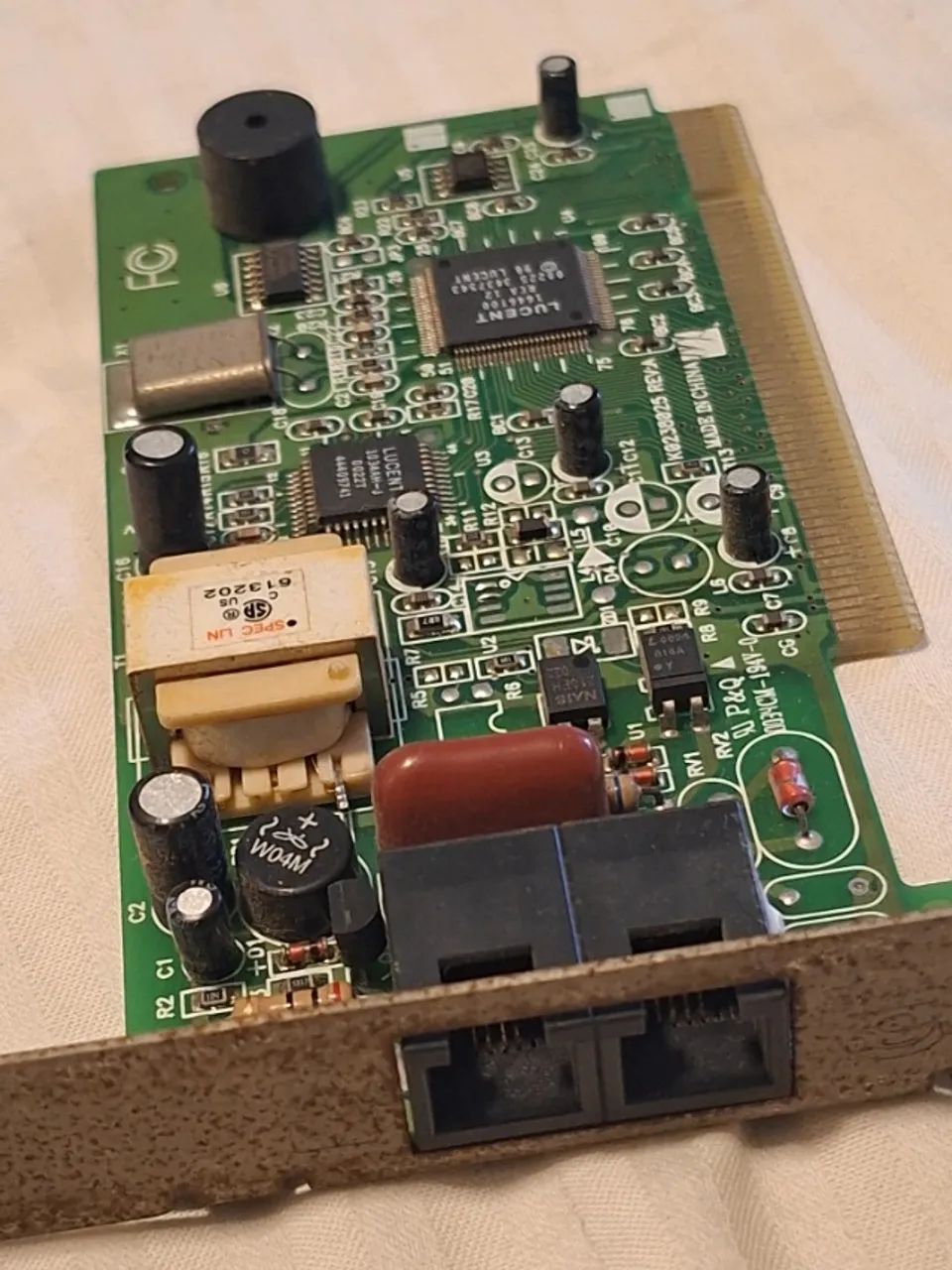 Placa de Fax-Modem PCI 56k Lucent - Foto 2