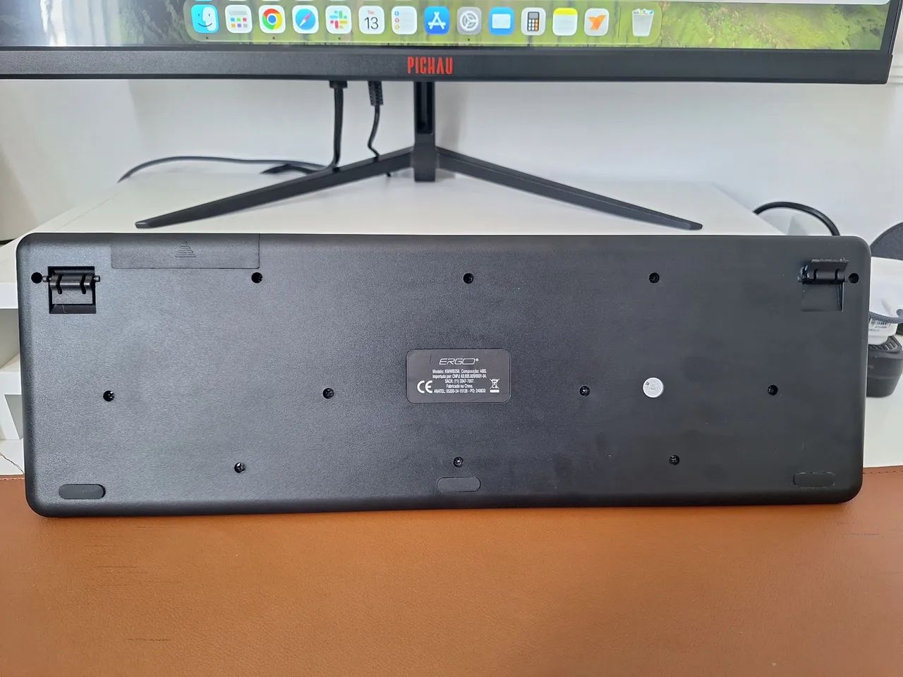 Kit Teclado e Mouse Sem Fio Ergo Bluetooth ABNT2 Multidispositivo - Foto 4