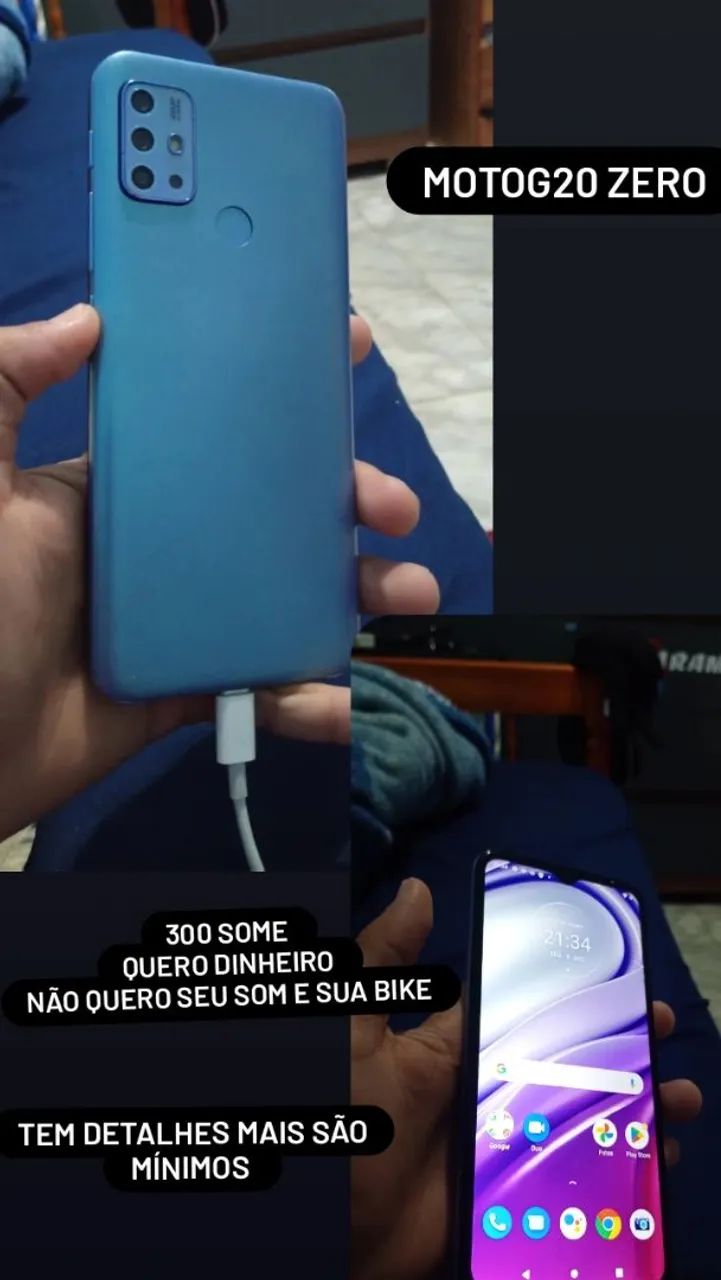 Vendo celular motog20 usado - Foto 2