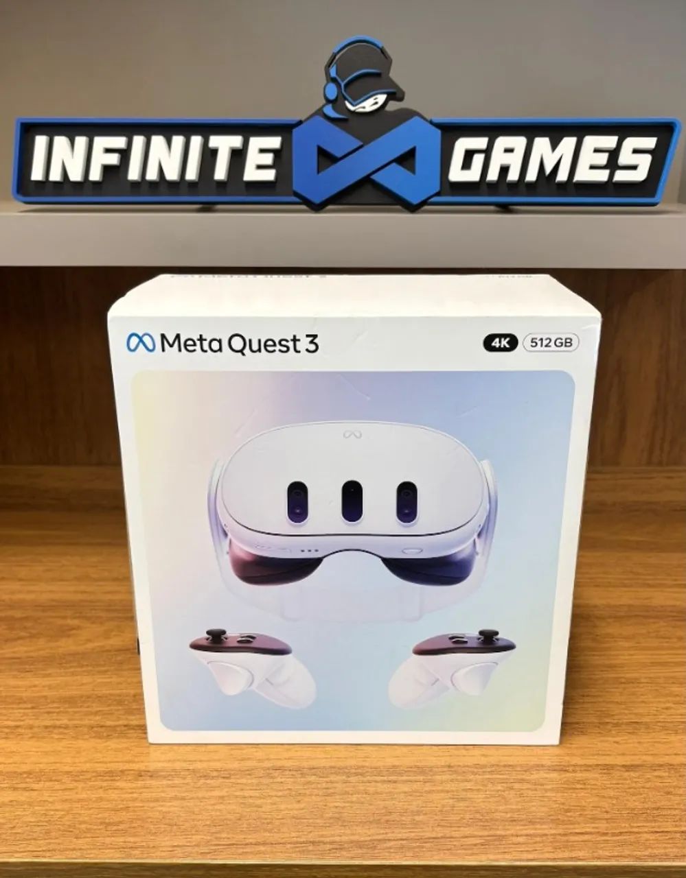 Meta Quest 3 512GB lacrados! Muito superior ao 3S! Loja física